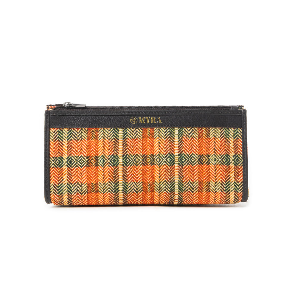 Buena Mia Multi-Pouch Bag In Black and Orange - Myra USA