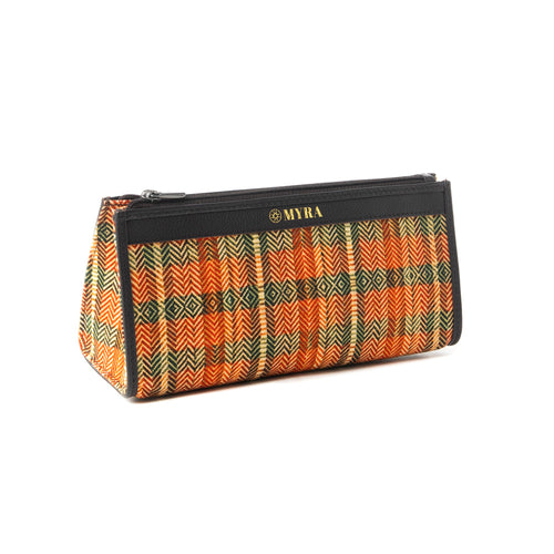Buena Mia Multi-Pouch Bag In Black and Orange - Myra USA