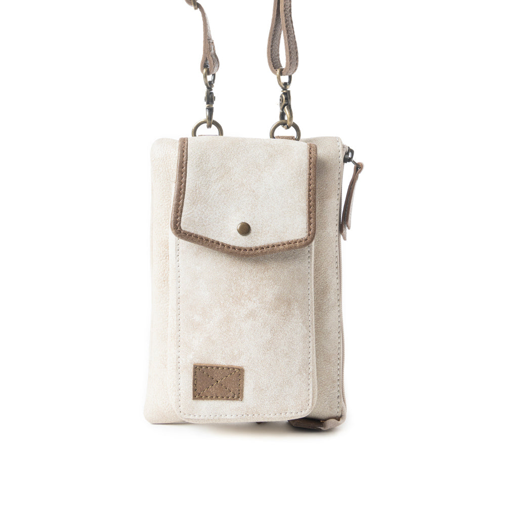 Kellington Ranch Cell Phone Bag In White - Myra USA