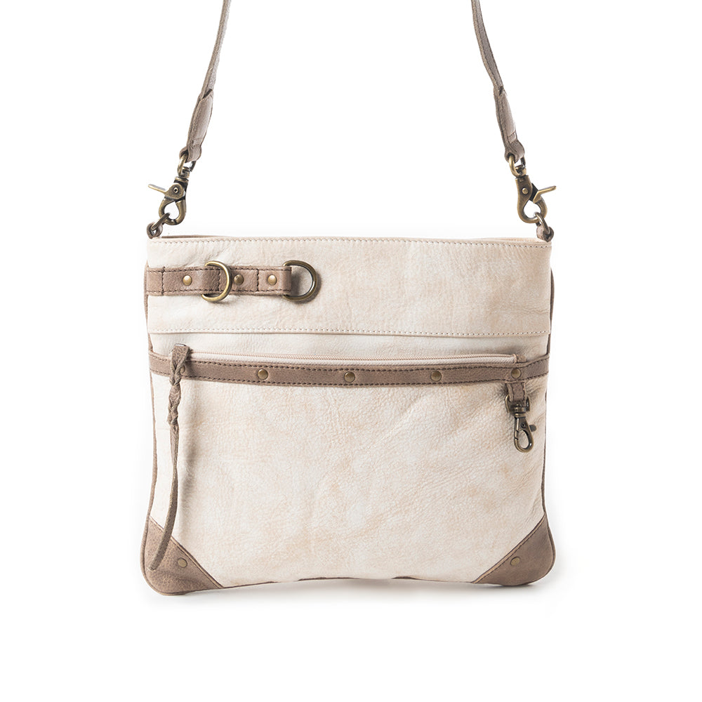Byanna Trails Crossbody Bag In Off White - Myra USA