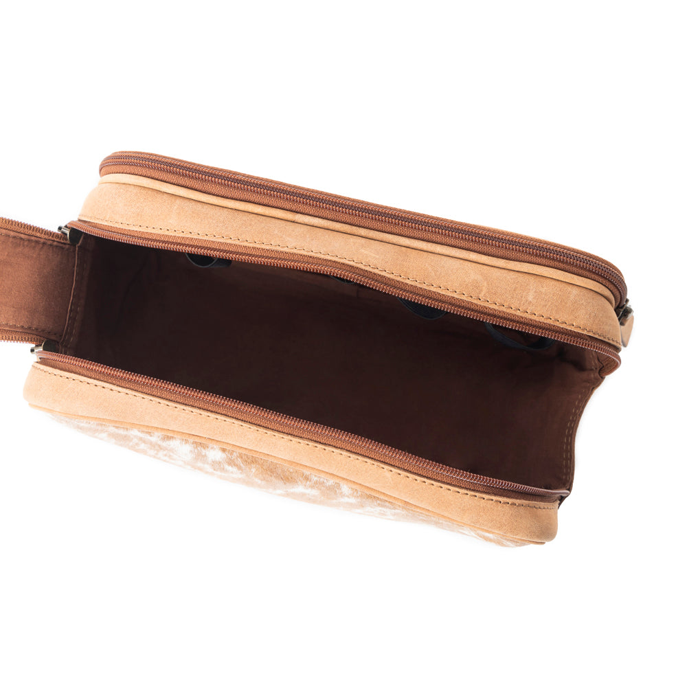 Martha High Trail Toiletries Bag In Brown - Myra USA