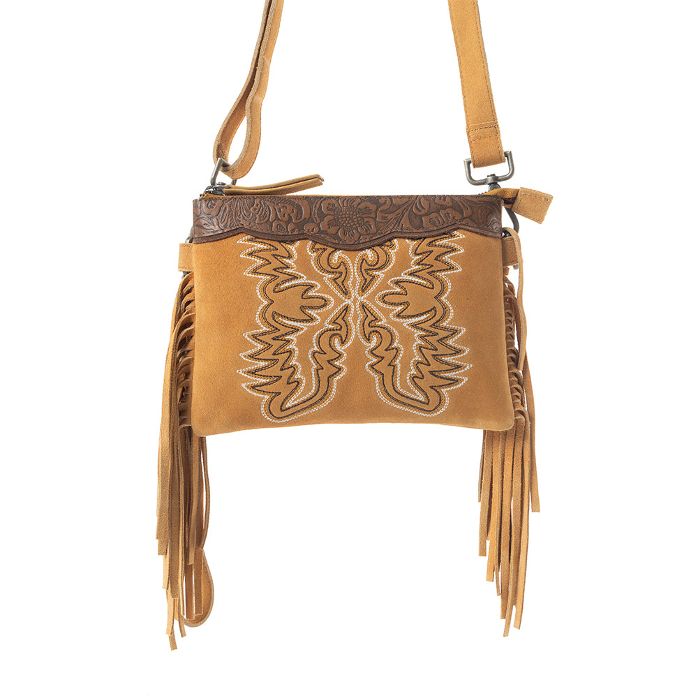 Desert Wing Crossbody Bag In Brown - Myra USA