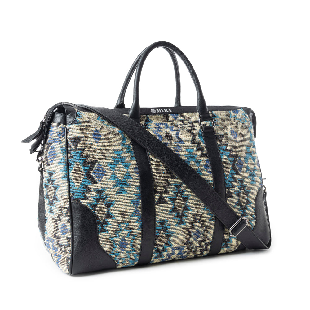 Stallion Way Duffel In Blue - Myra USA