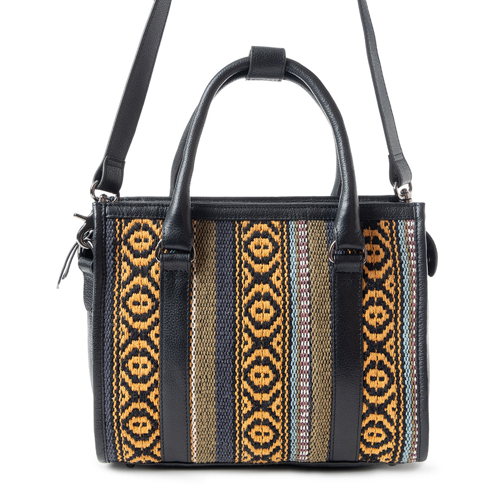 Nuevas Vistas Crossbody Bag Black And Yellow - Myra USA