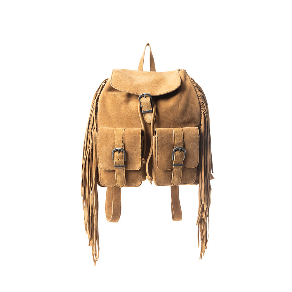 Deluxe Royale Backpack In Camel - Myra USA