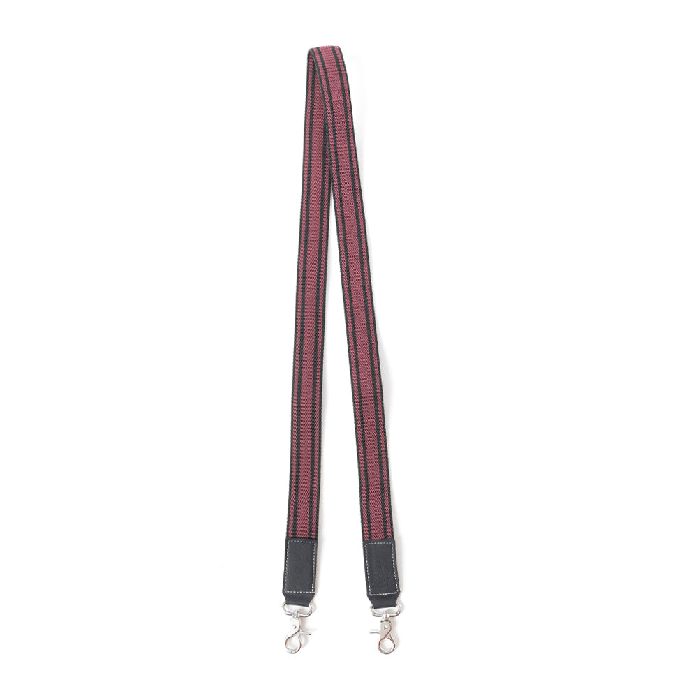 Millingston Canvas Accessory Strap In Maroon - Myra USA