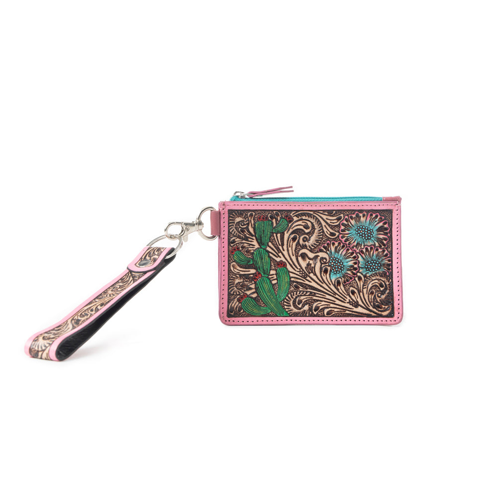 Pride of Prickly Pears Credit Card Holder In Pink - Myra USA
