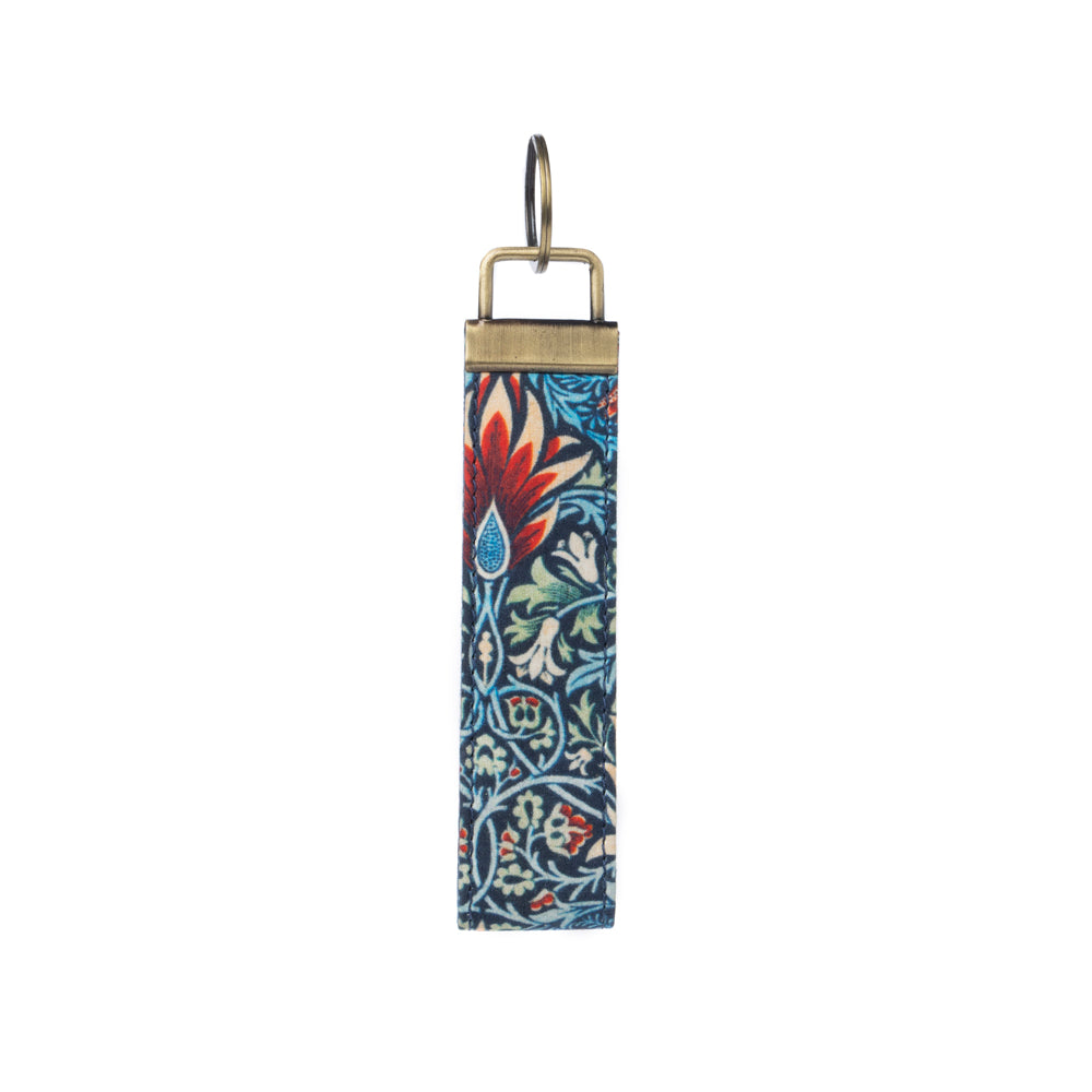 Penny's Posies Key Fob 5.5" In Sea Blue - Myra USA