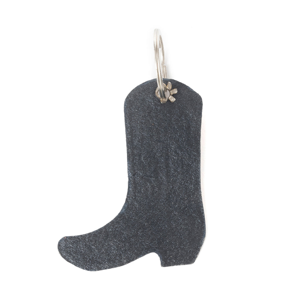Blazin' Boot Leather Key Fob in Spiced Tan