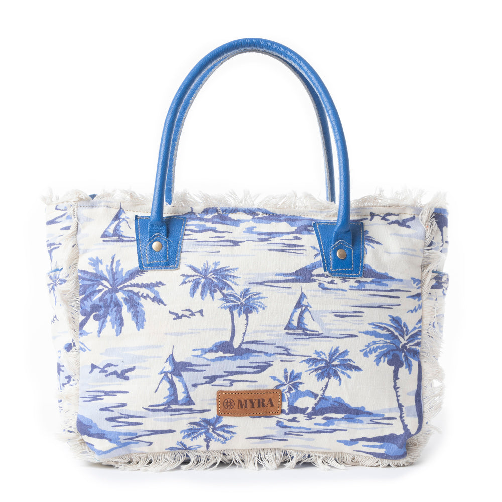 Saint Tropez Tote Bag In Blue & White