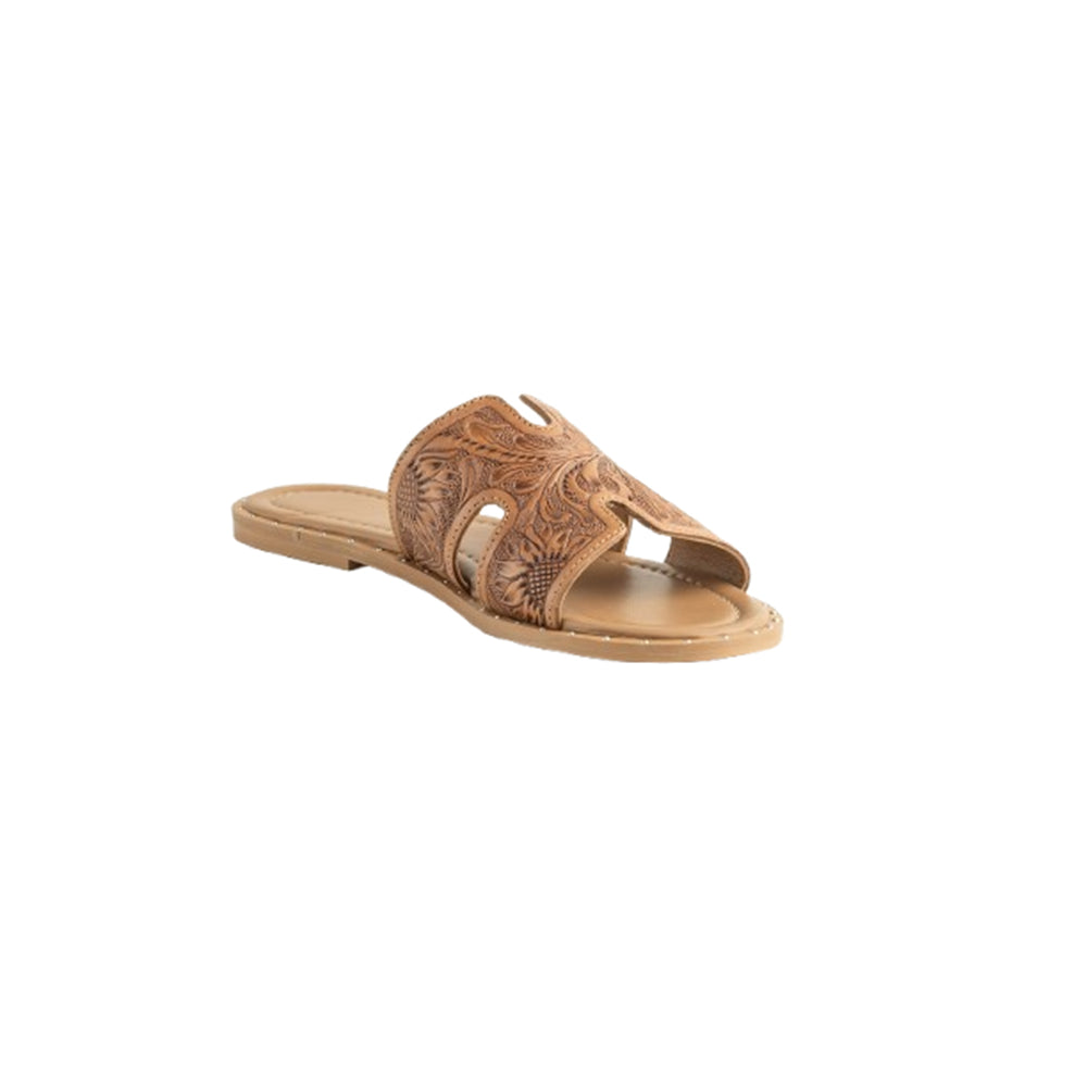 Carmina Anne Sandals In Brown - Myra USA