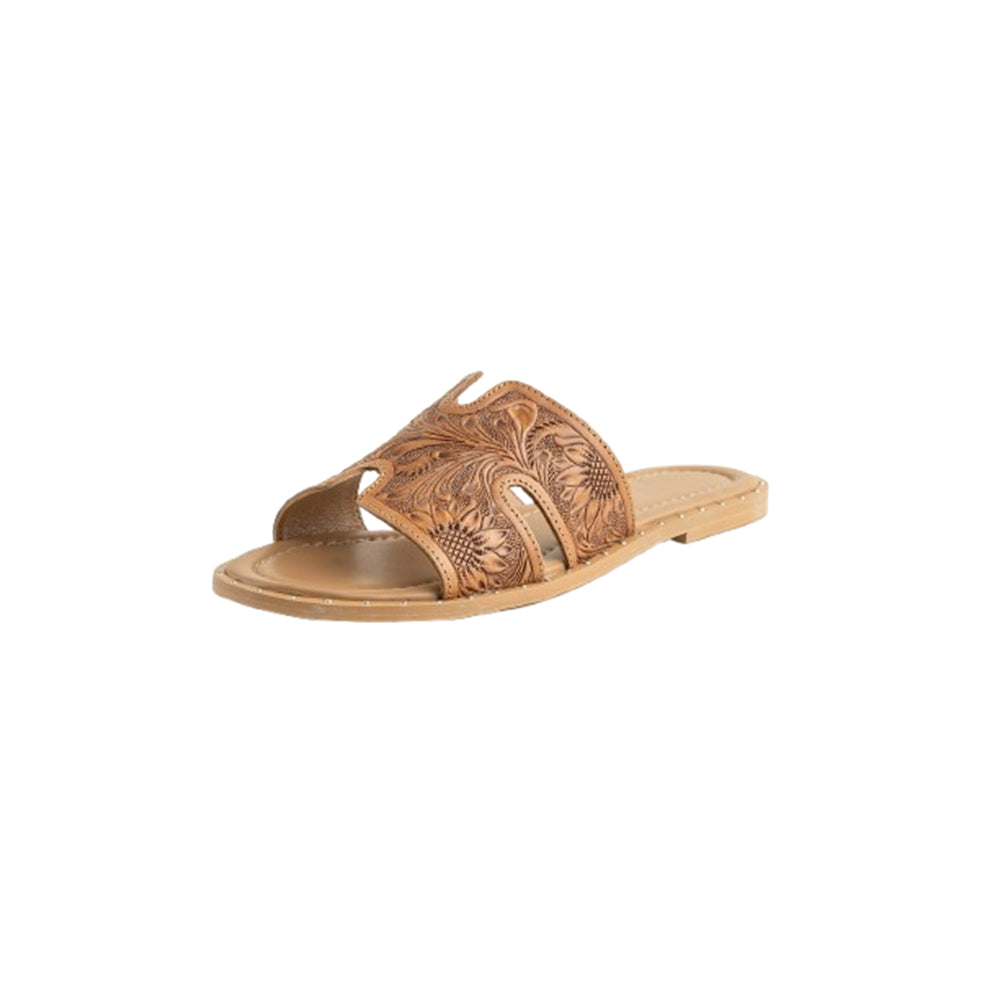 Carmina Anne Sandals In Brown - Myra USA