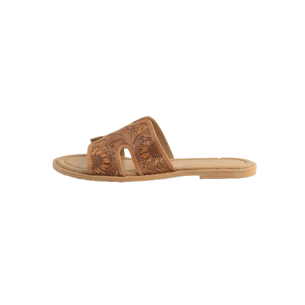 Carmina Anne Sandals In Brown - Myra USA