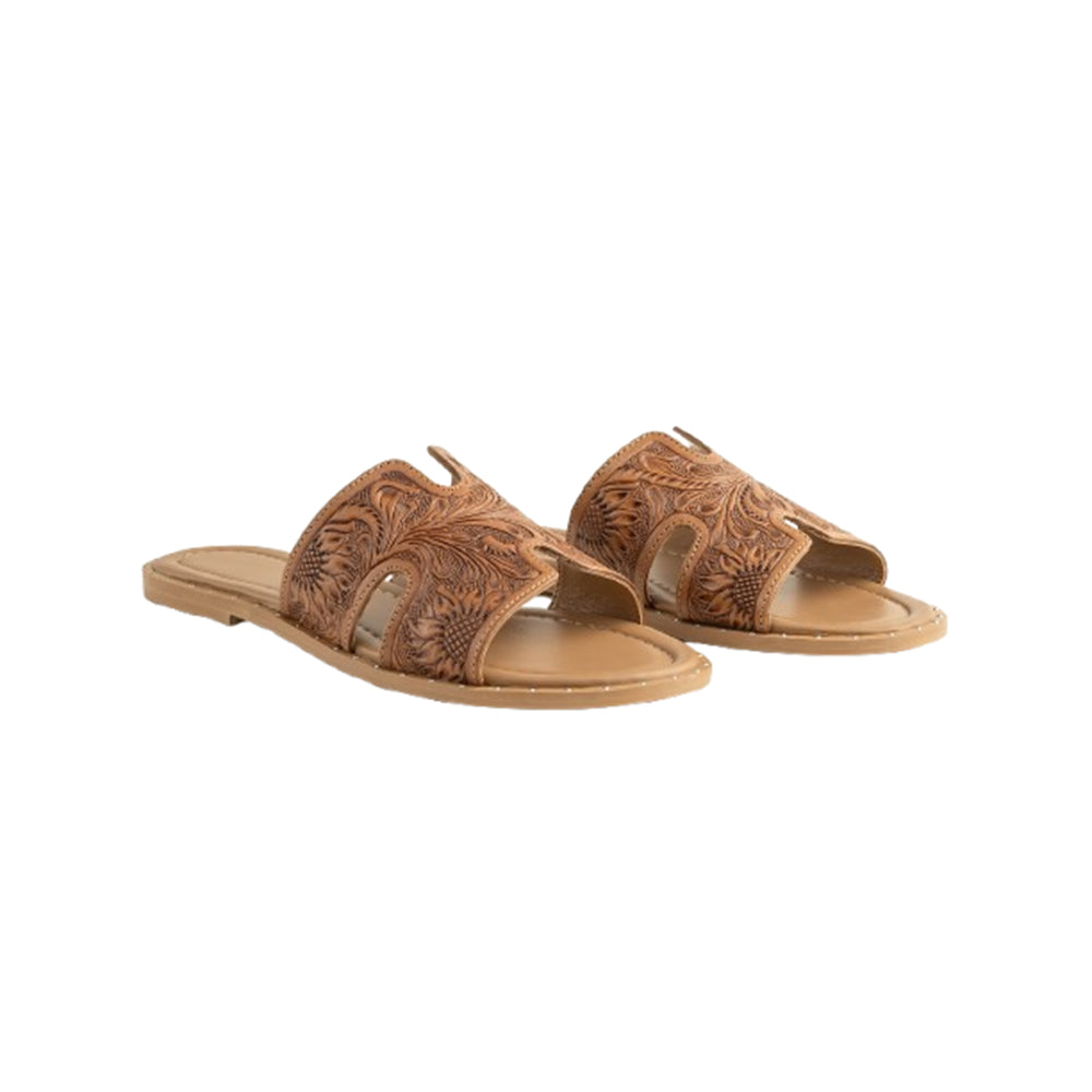 Carmina Anne Sandals In Brown - Myra USA