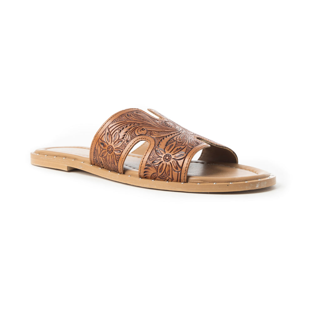Carmina Anne Sandals In Dark Brown - Myra USA