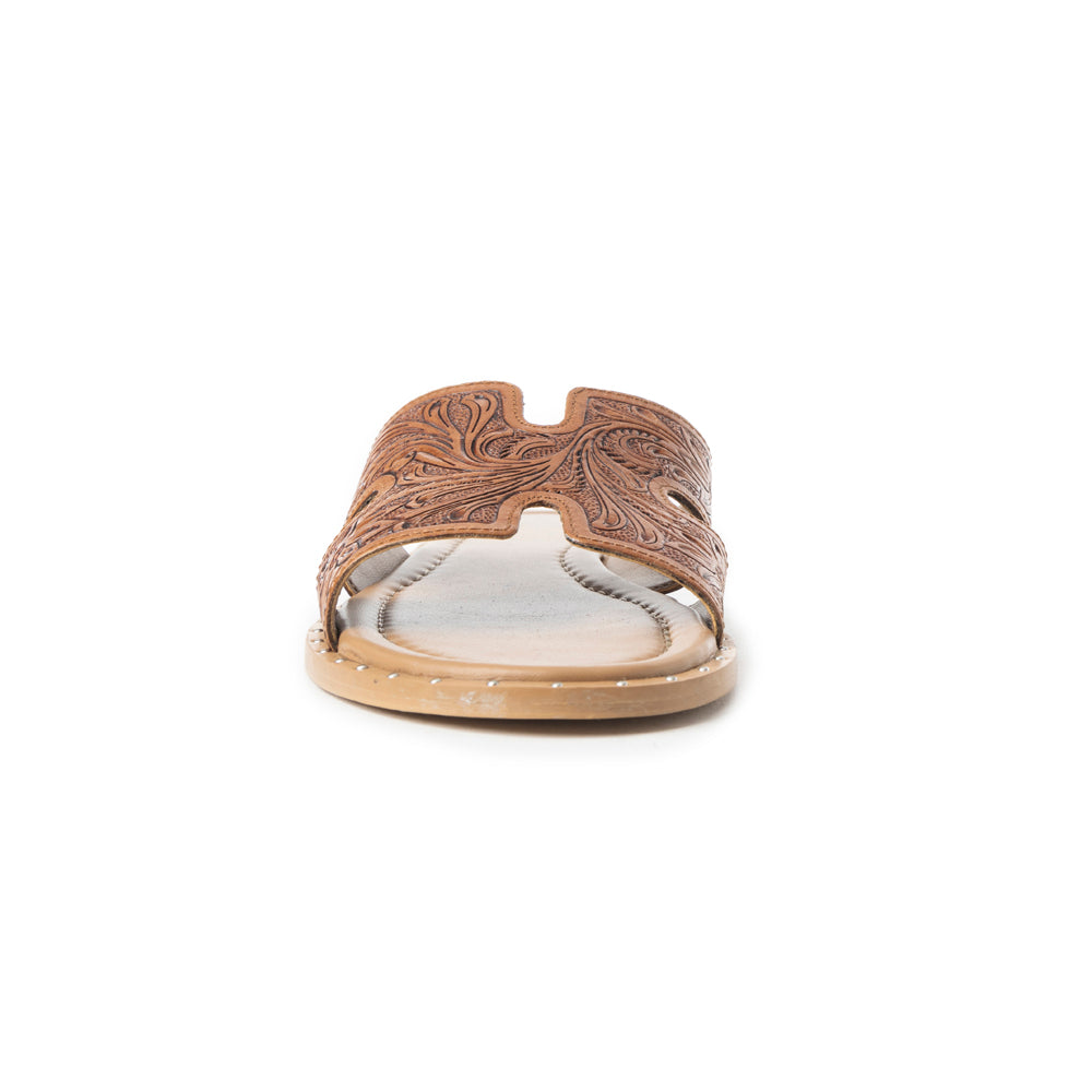 Carmina Anne Sandals In Dark Brown - Myra USA