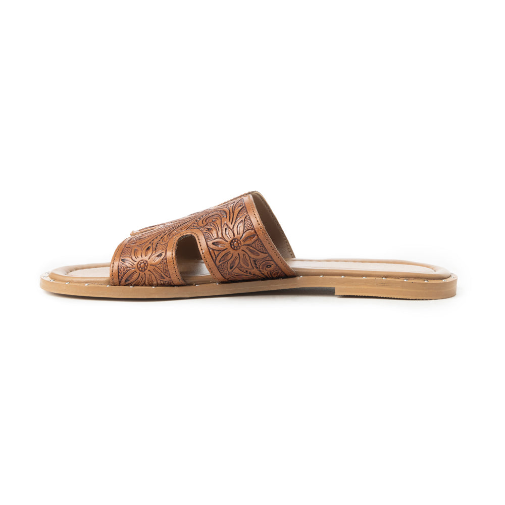 Carmina Anne Sandals In Dark Brown - Myra USA