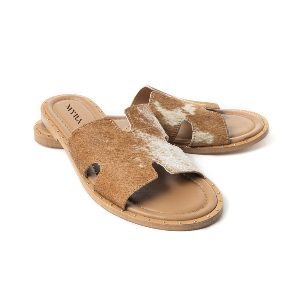 Daleena Anne Sandals In Brown - Myra USA