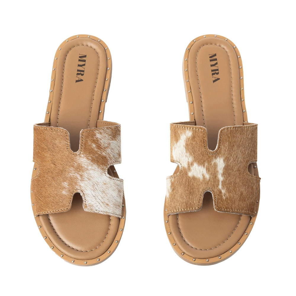 Daleena Anne Sandals In Brown - Myra USA
