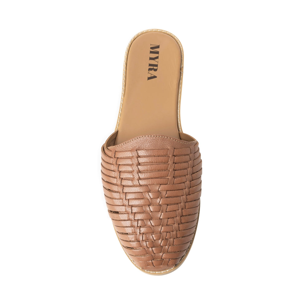 Madrigonna Sandals In Brown - Myra USA