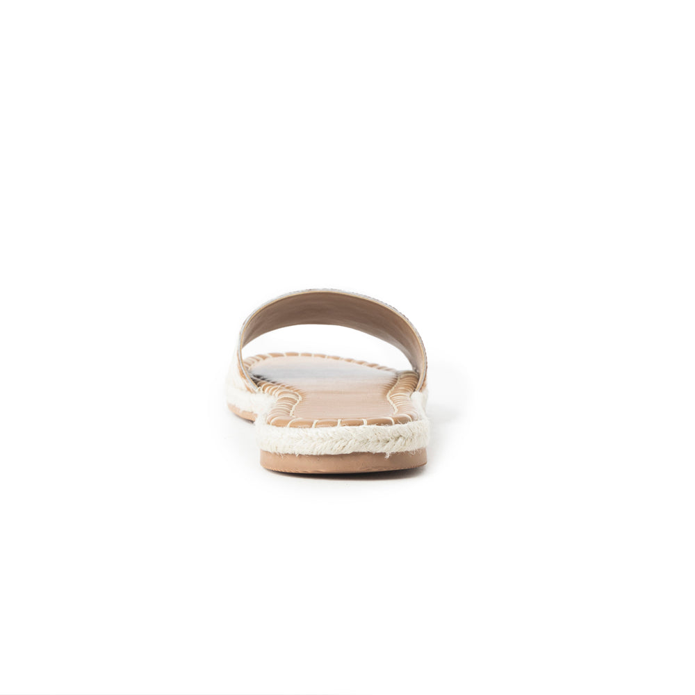 Running Pony Sandals In Brown & White Hairon - Myra USA