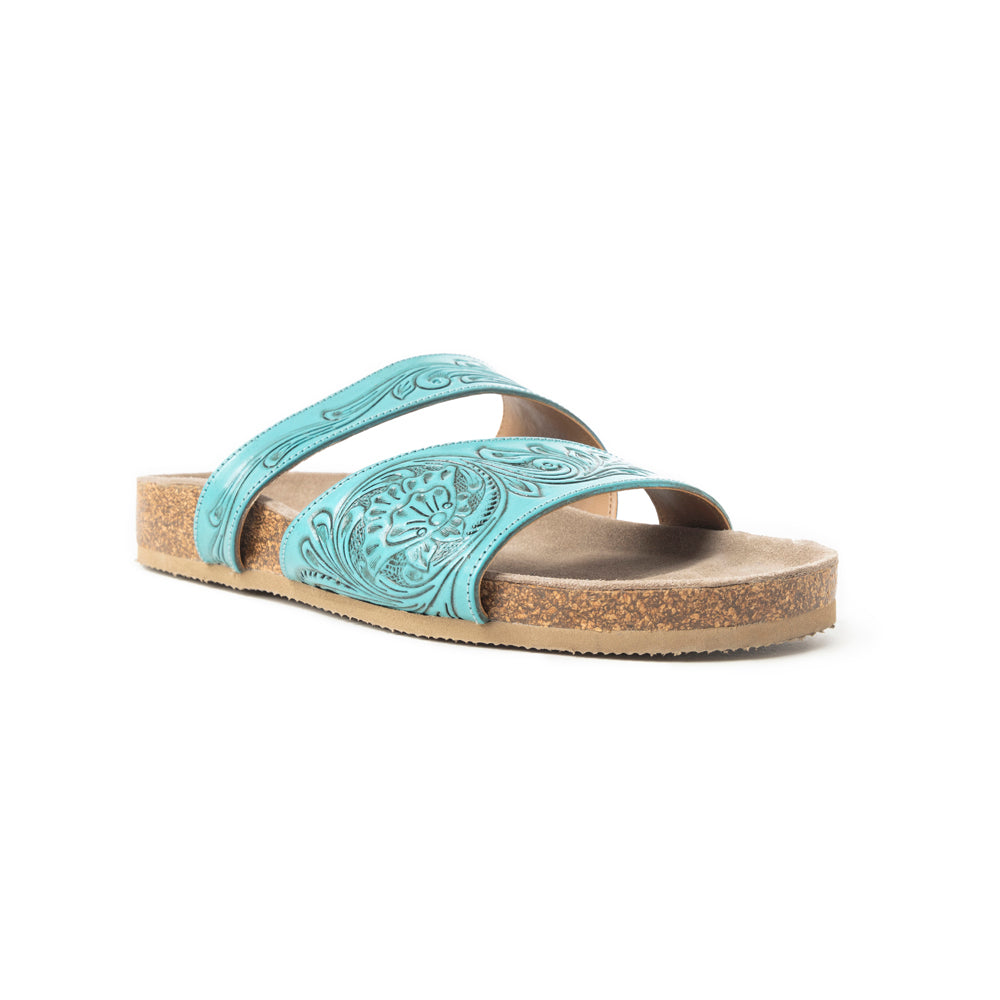 Westward Wind Sandals In Turquoise - Myra USA