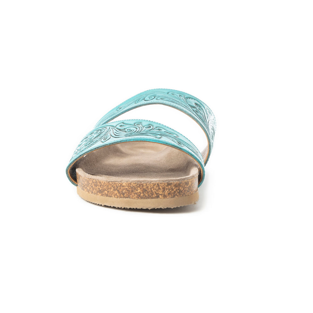Westward Wind Sandals In Turquoise - Myra USA