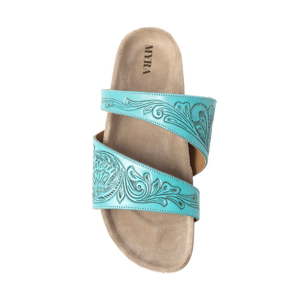 Westward Wind Sandals In Turquoise - Myra USA