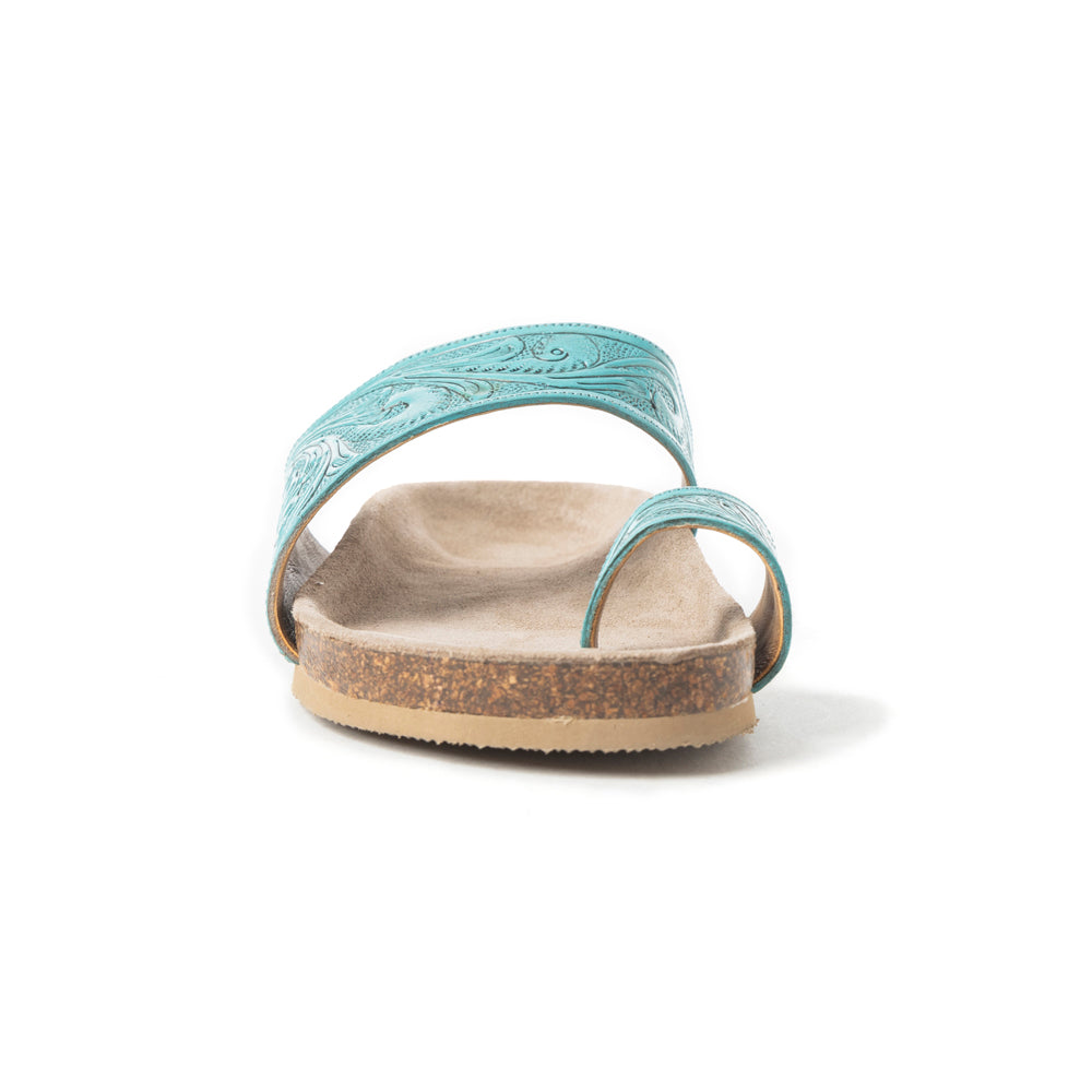 Eastward Winds Sandals In Turquoise - Myra USA