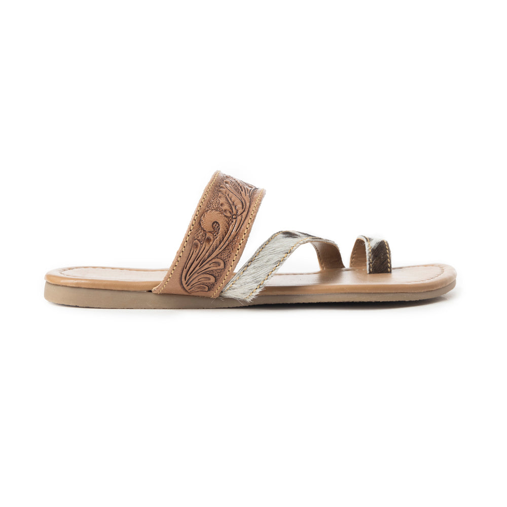 LaDonna Trail Sandal In Dark Brown - Myra USA
