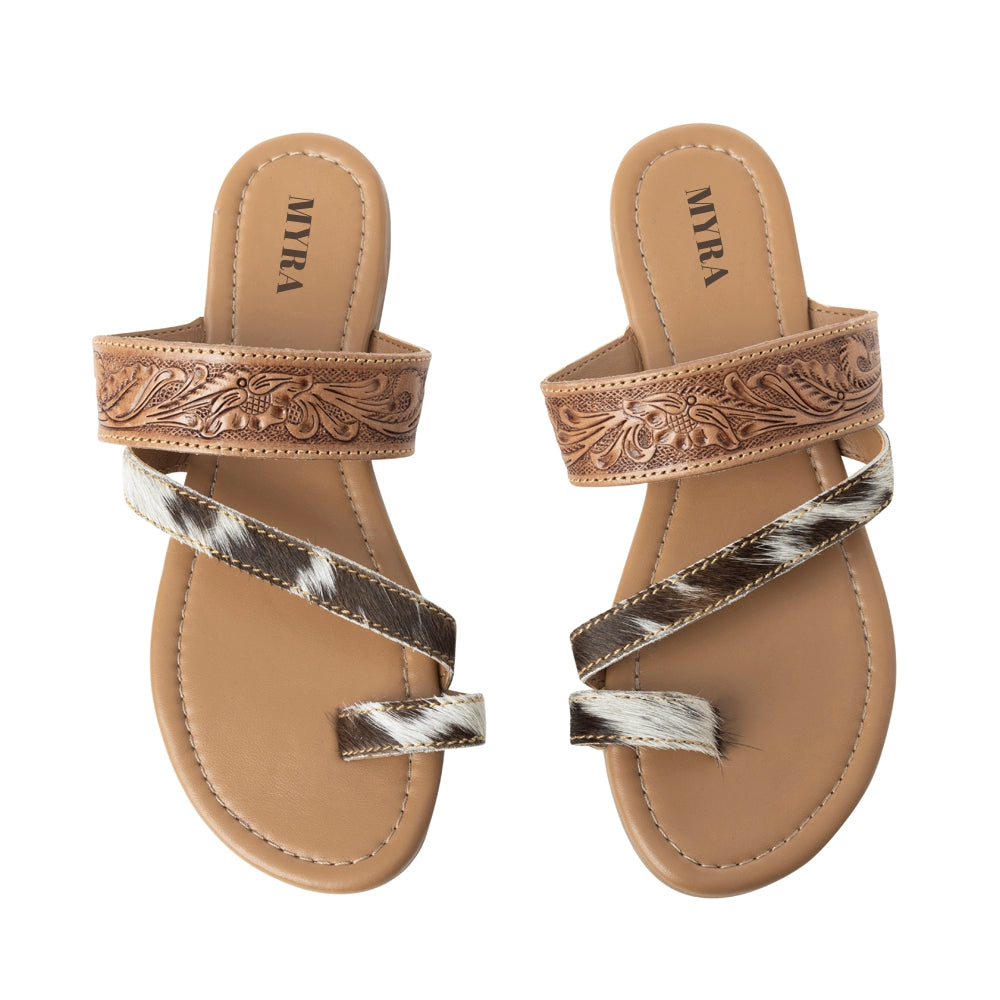 LaDonna Trail Sandal In Dark Brown - Myra USA