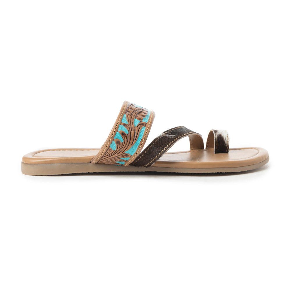 LaDonna Trail Sandal In Turquoise - Myra USA