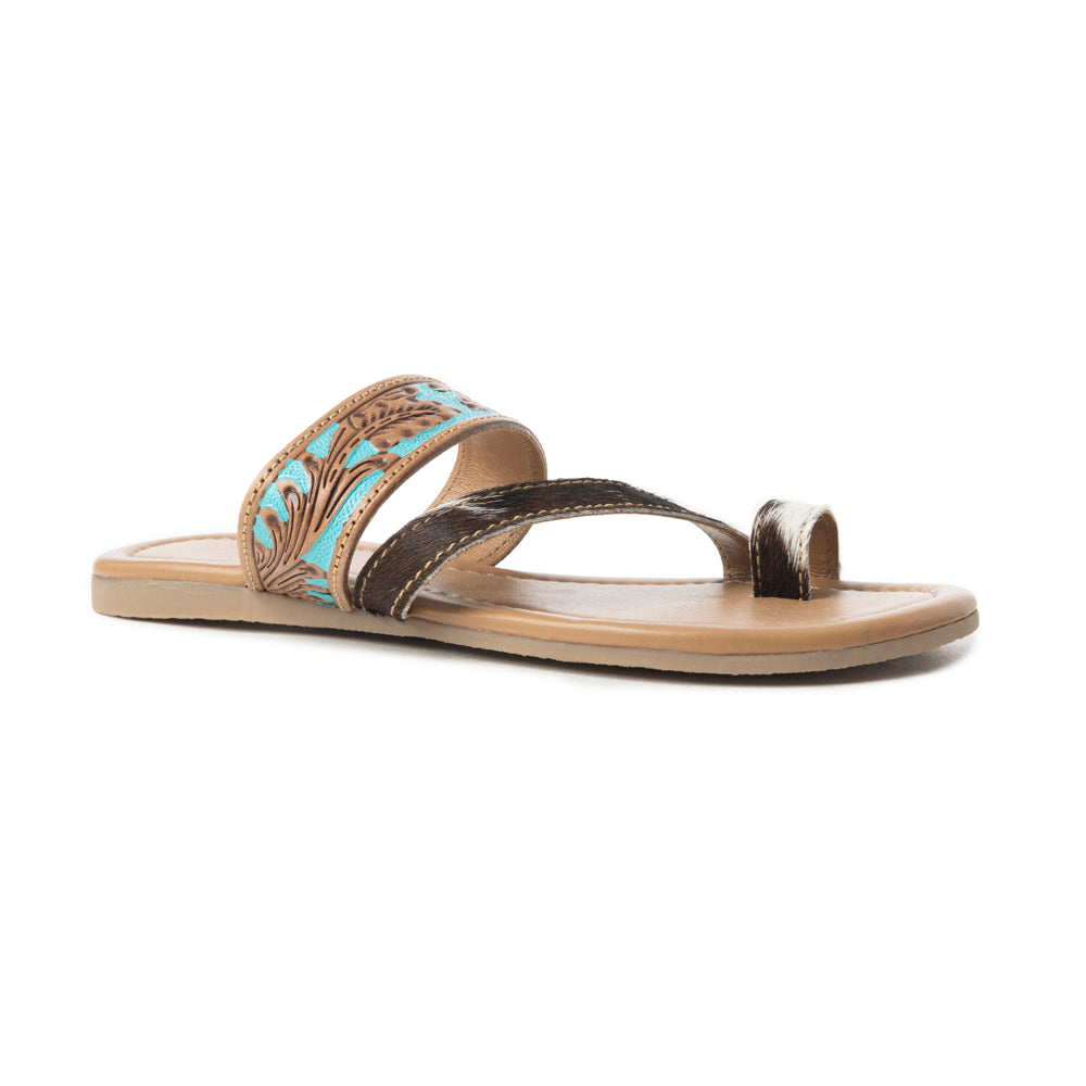 LaDonna Trail Sandal In Turquoise - Myra USA