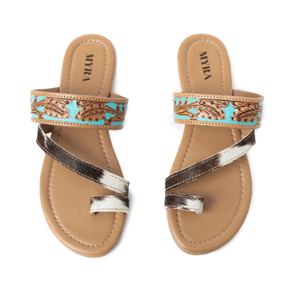 LaDonna Trail Sandal In Turquoise - Myra USA
