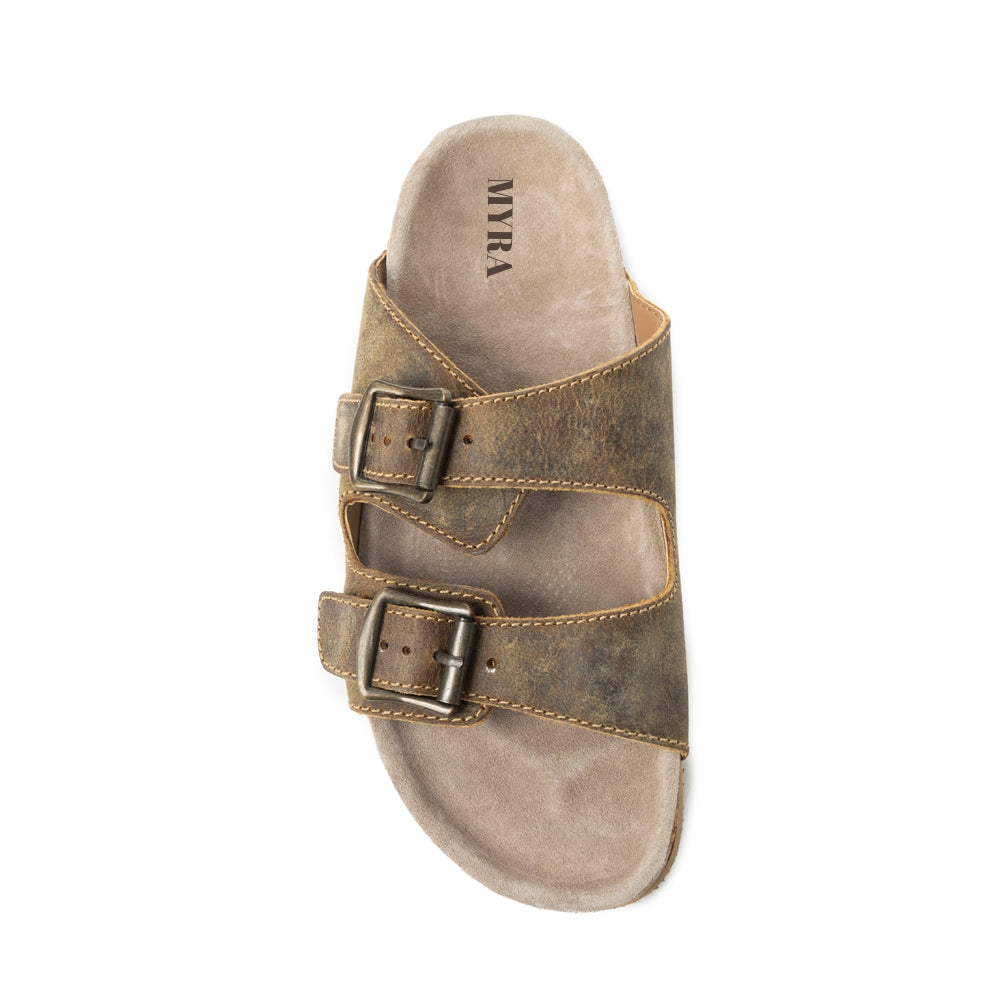 My Horizon Sandals In Taupe - Myra USA