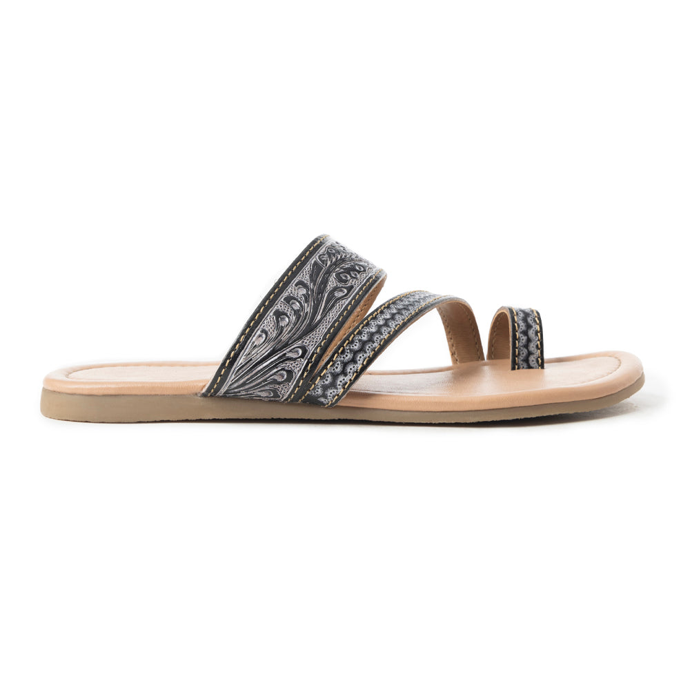 Rangeland Sandals In Black - Myra USA