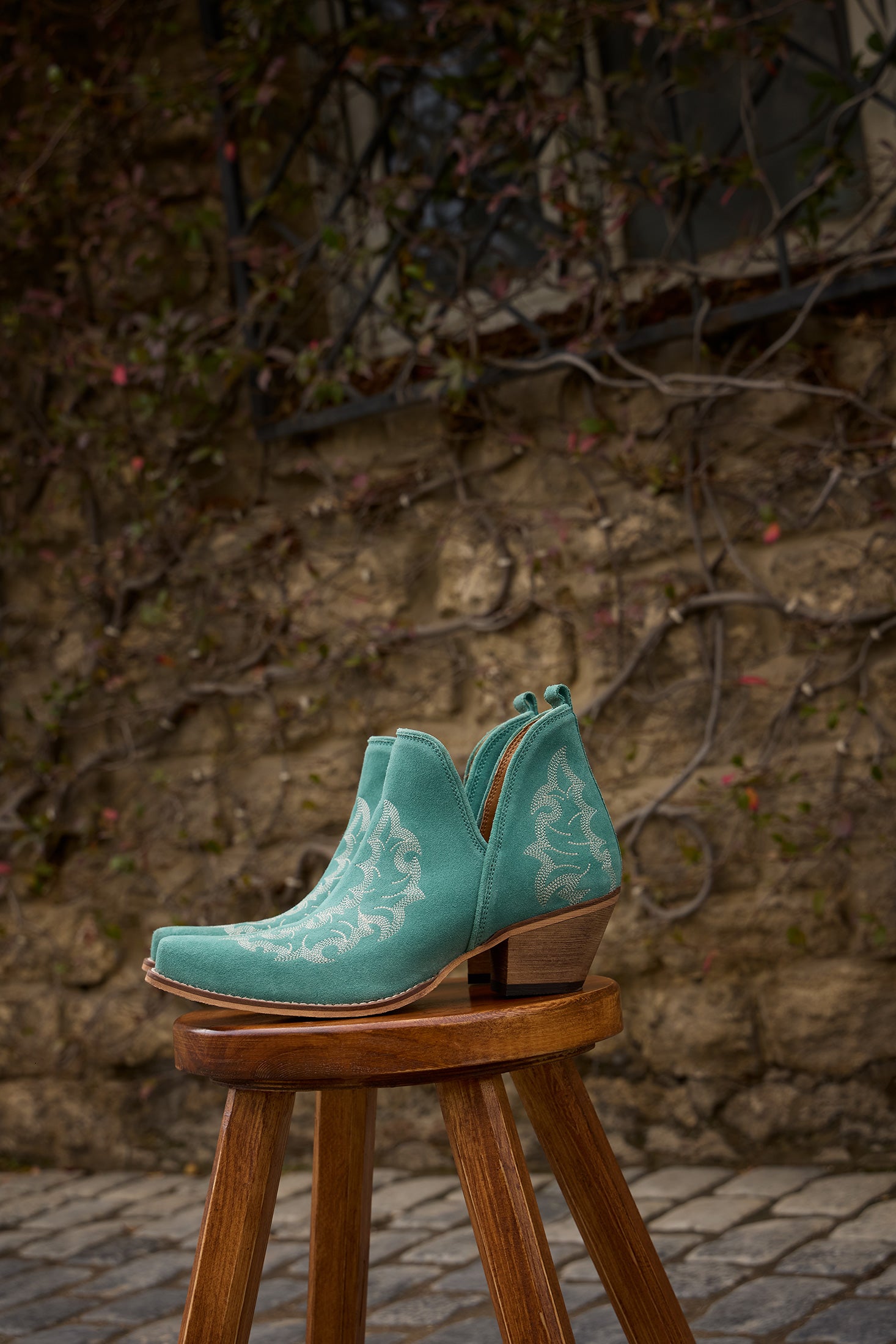 Trail Runner Booties In Sky Blue