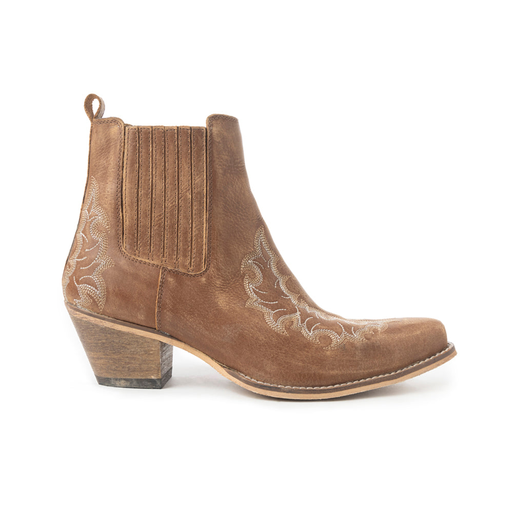Dearling Ranch Booties In Brown - Myra USA