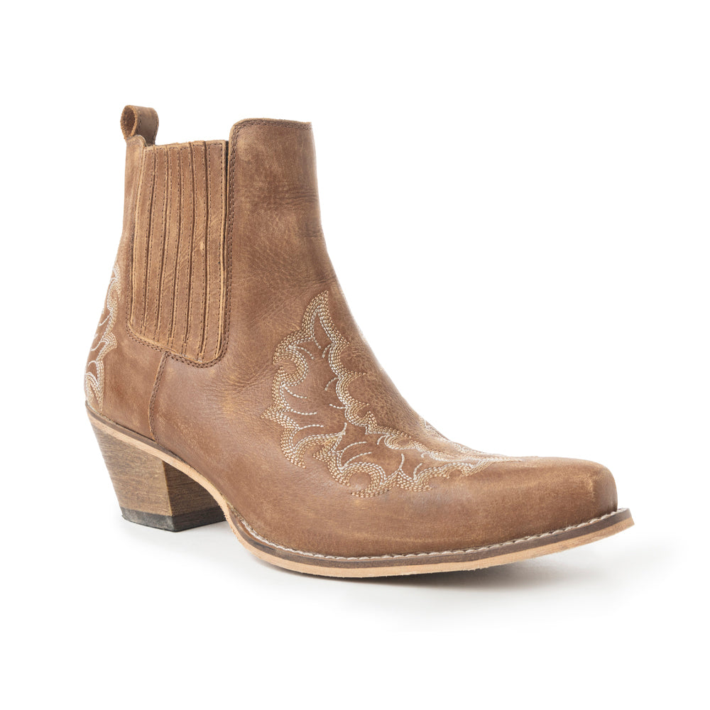 Dearling Ranch Booties In Brown - Myra USA