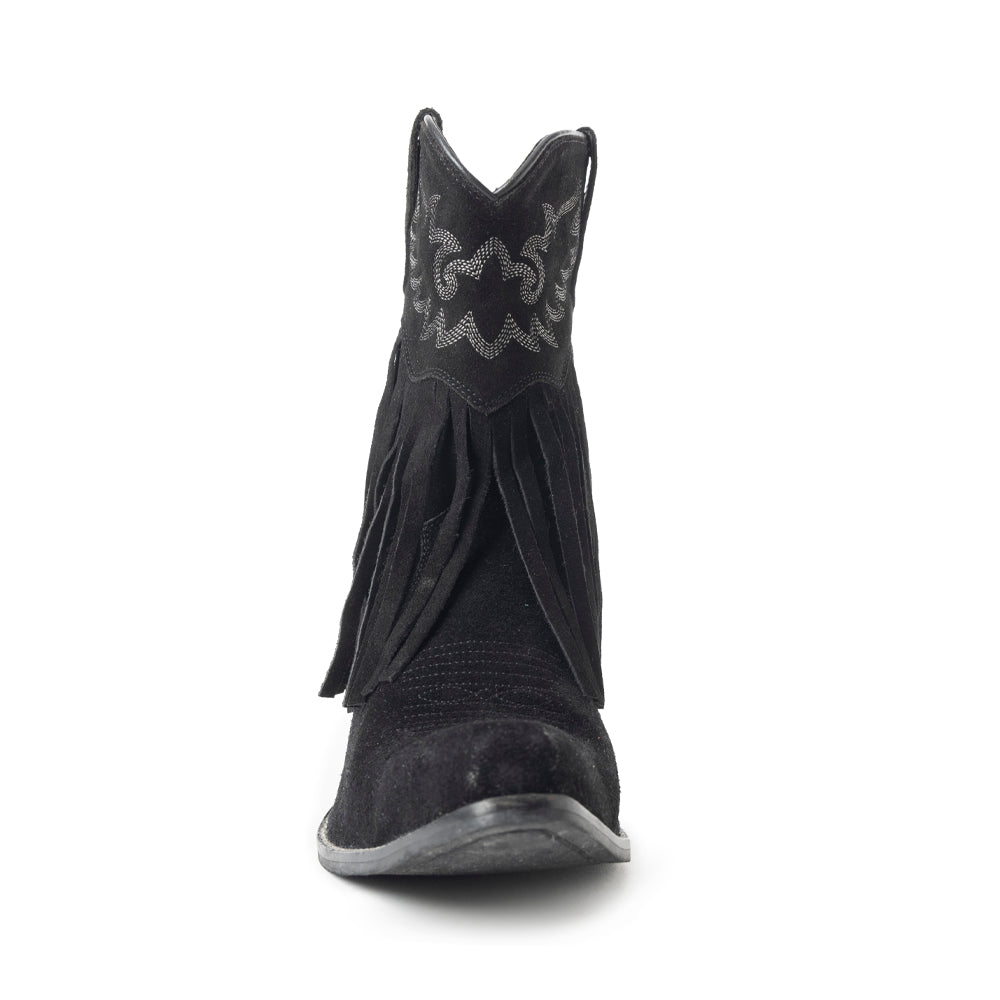 Rodeo Ride Booties In Black - Myra USA