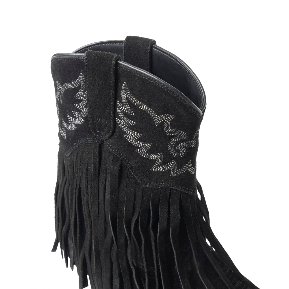 Rodeo Ride Booties In Black - Myra USA