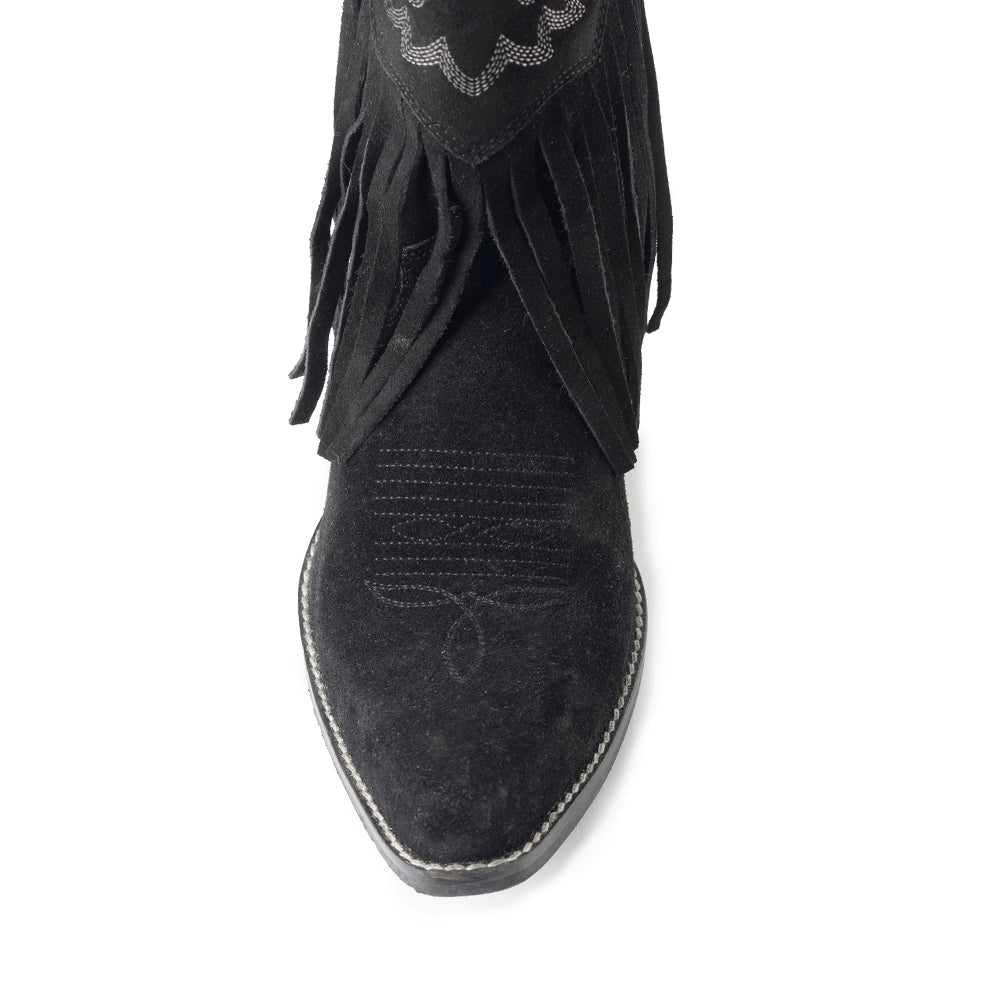 Rodeo Ride Booties In Black - Myra USA