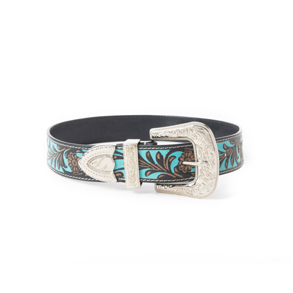 Swinging Door Kid's Belt In Blue - Myra USA