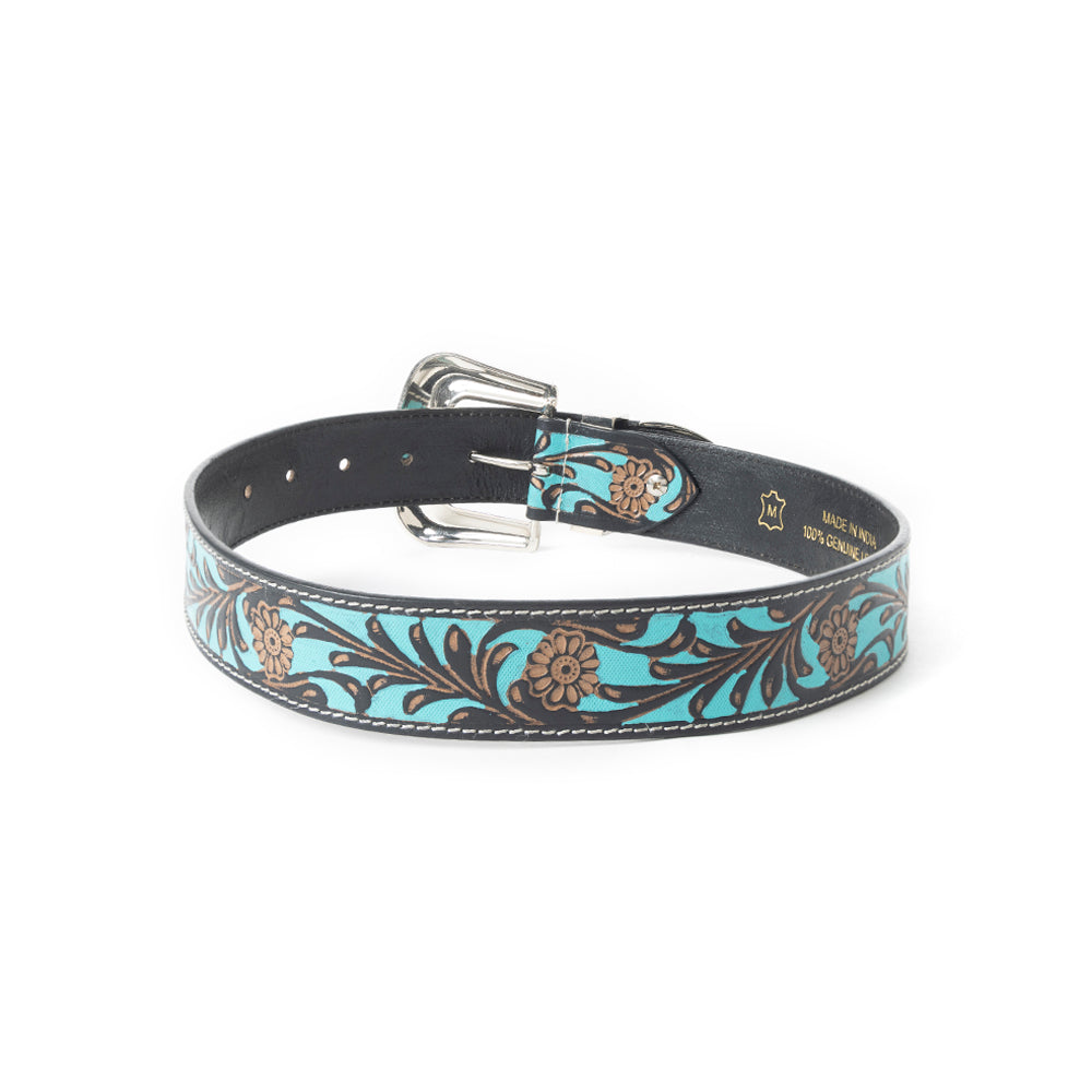 Swinging Door Kid's Belt In Blue - Myra USA