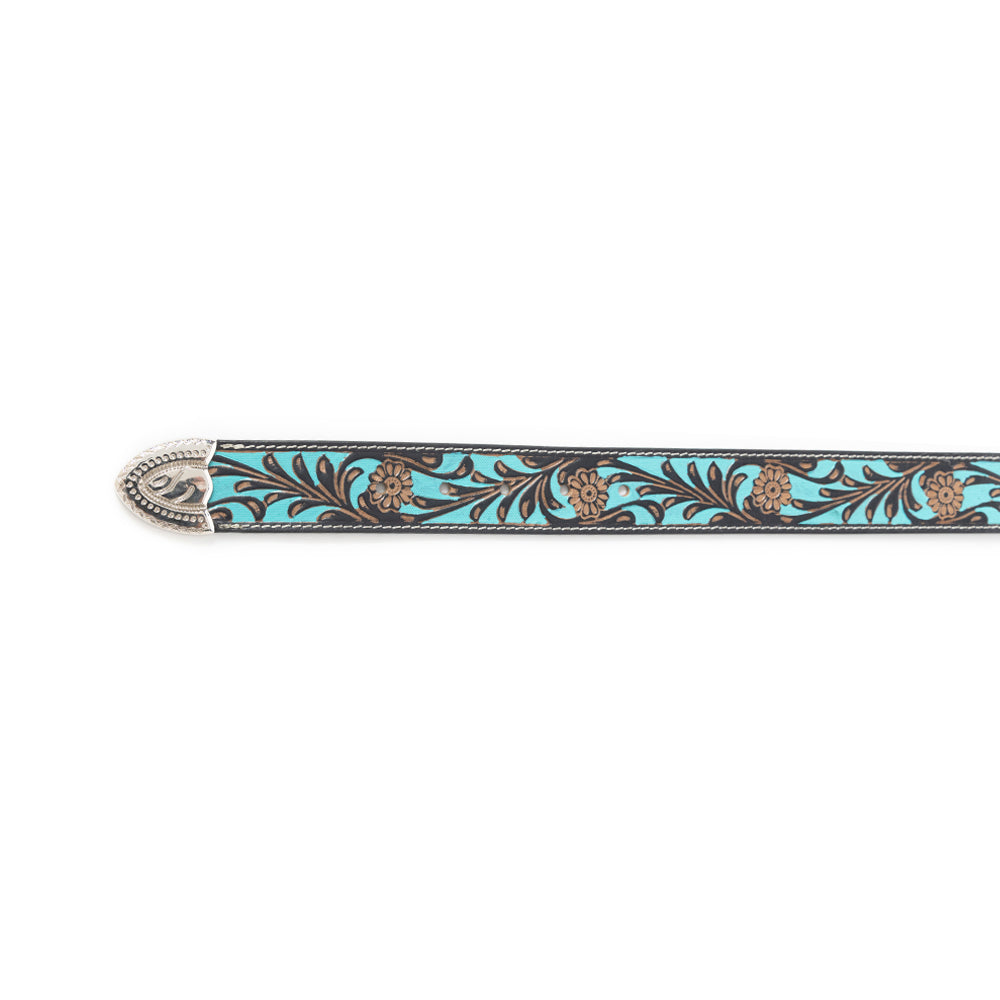 Swinging Door Kid's Belt In Blue - Myra USA
