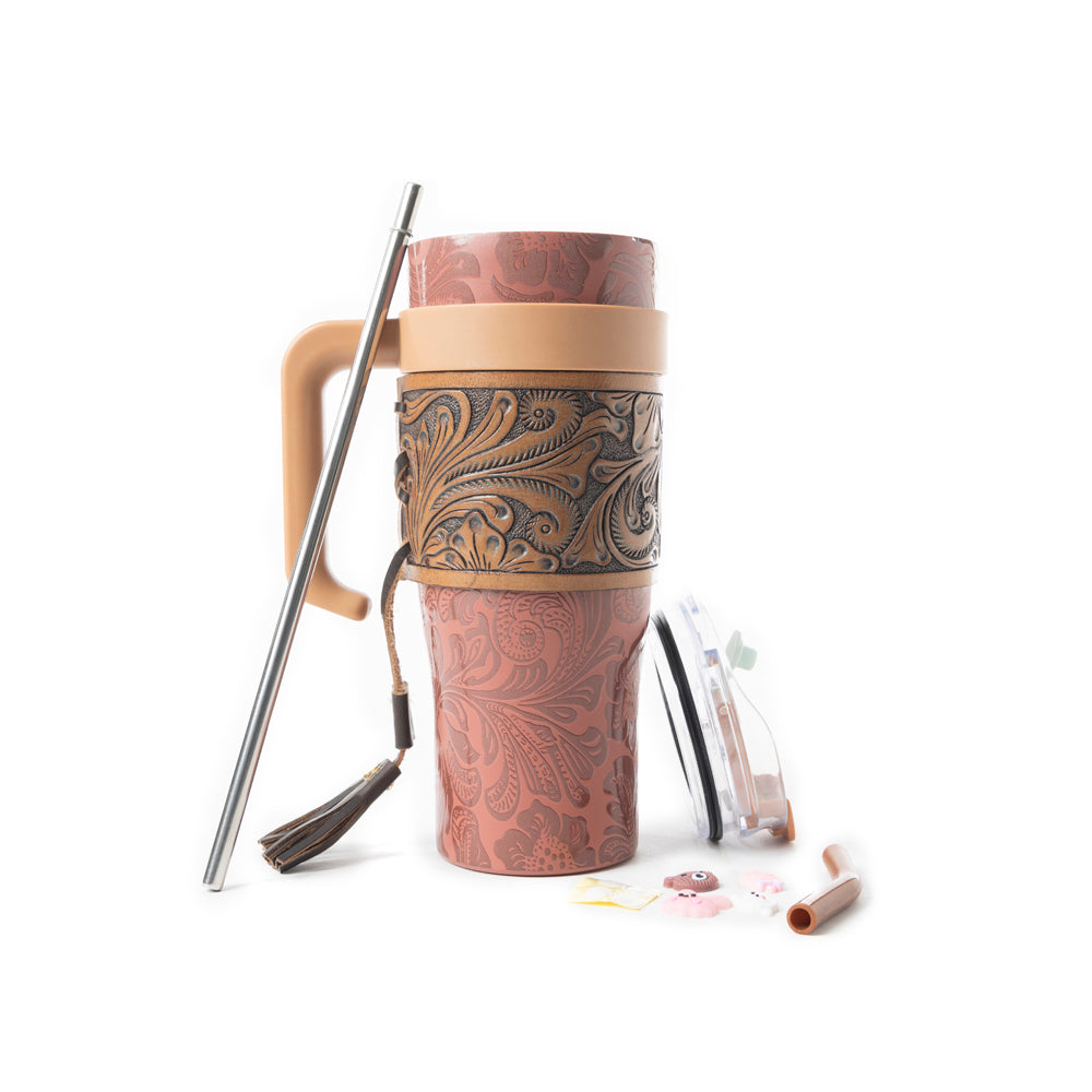 Wide Wyoming Tumbler In Brown - Myra USA
