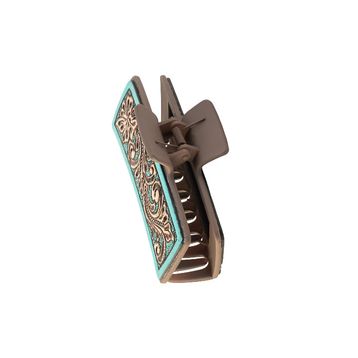 High Vista Hair Comb Clip In Turquoise - Myra USA