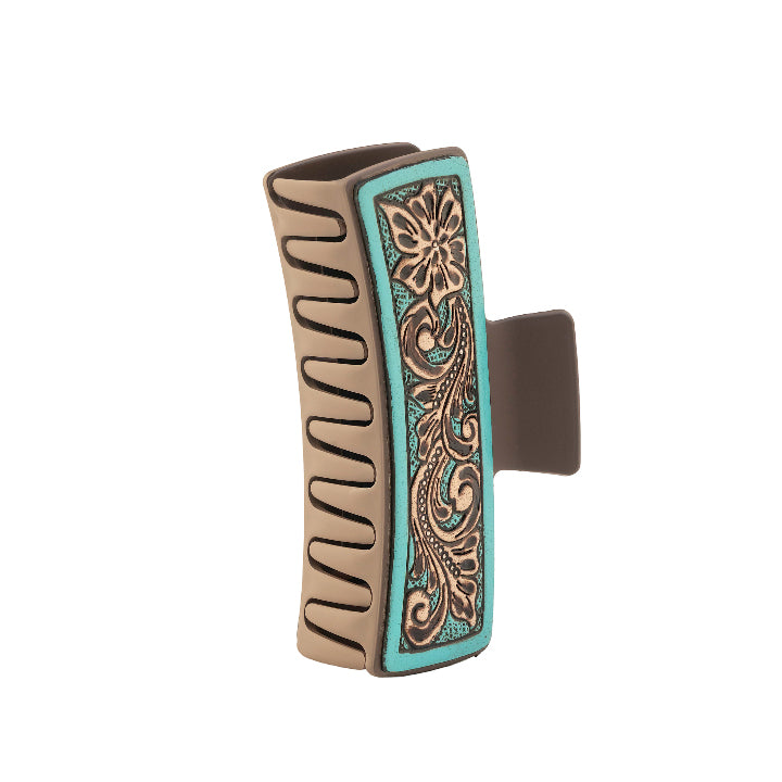High Vista Hair Comb Clip In Turquoise - Myra USA