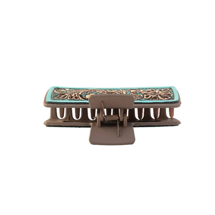 High Vista Hair Comb Clip In Turquoise - Myra USA