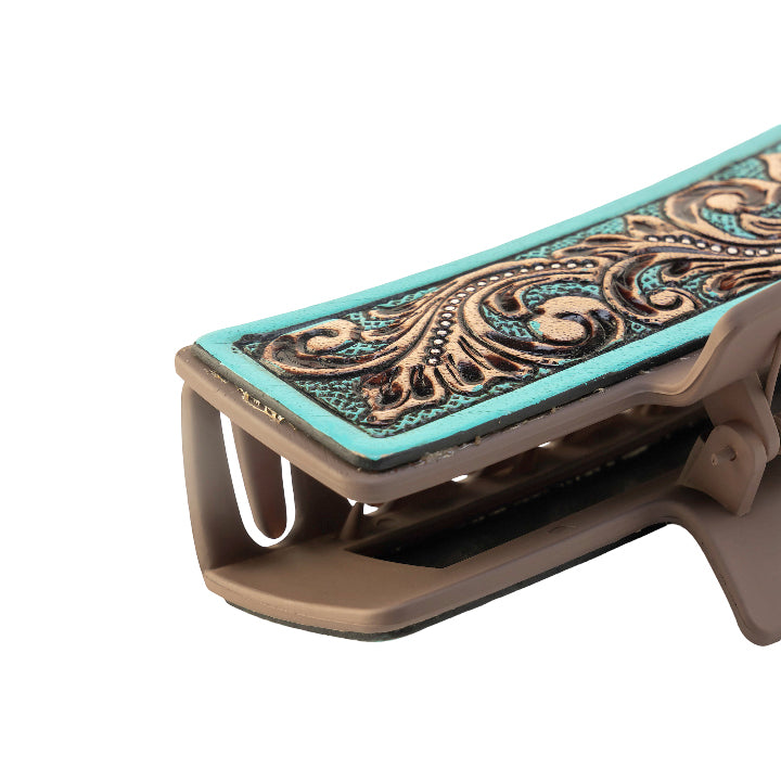 High Vista Hair Comb Clip In Turquoise - Myra USA
